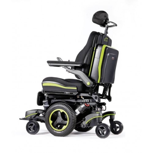 Elektryczny wózek inwalidzki Q700-UP M Sedeo Ergo z funkcją pionizacji i napędem na środkowe koła